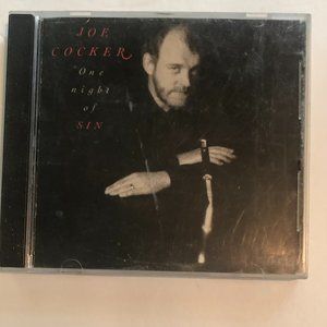 Music Joe Cocker One night of Sin 1989 Capital Records Audio CD w insert